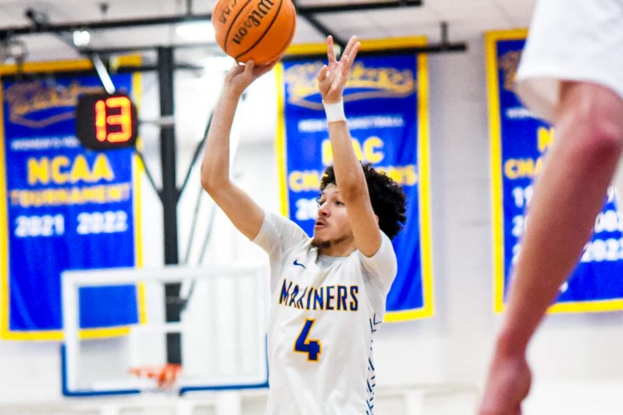 Basketball Player Shooting Ball